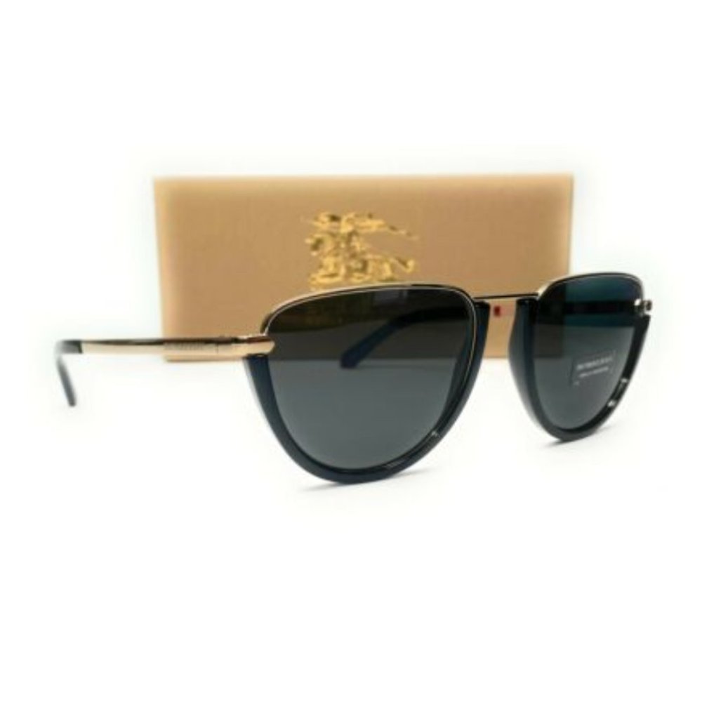 Burberry Women's Light Gold and Black Sunglasses! - Picture 3 of 3